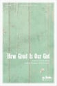 How Great Is Our God SATB choral sheet music cover